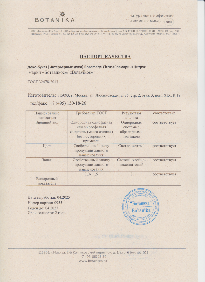 Паспорт №042025